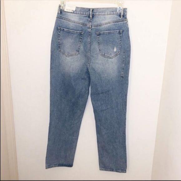 PacSun Light High Waisted Straight Leg Jeans - Picture 3 of 4